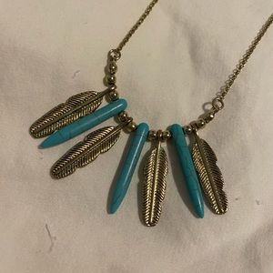 Super Long Feathers Statement Necklace